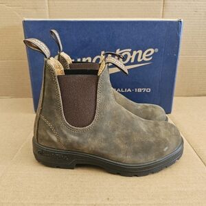 Blundstone Rustic Brown Elastic Sided Lined Boot Chelsea US Womens Size 6.5